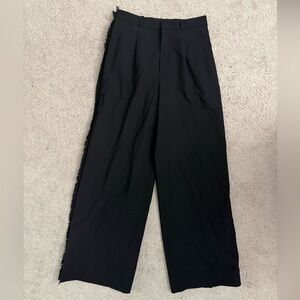 JNBY Black Fringe Pants